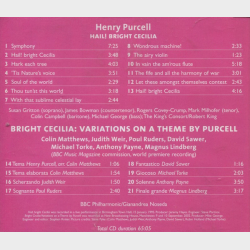 BBC Magazine Vol 11 No.3 - Purcell Hail! Bright Cecilia (Plus Bright Cecilia Variations) (2002)