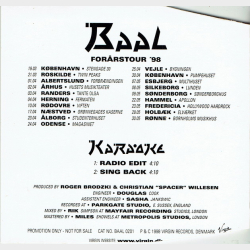 Baal - Karaoke (1998) (Promo)