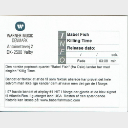 Babel fish - Killing Time (2002) (Promo)