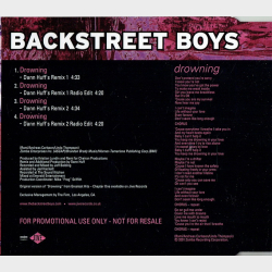 Backstreet Boys - Drowning (Dann Huff Remixes) (2001)