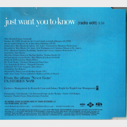 Backstreet Boys - Just Want You To Know (2005) (Promo)