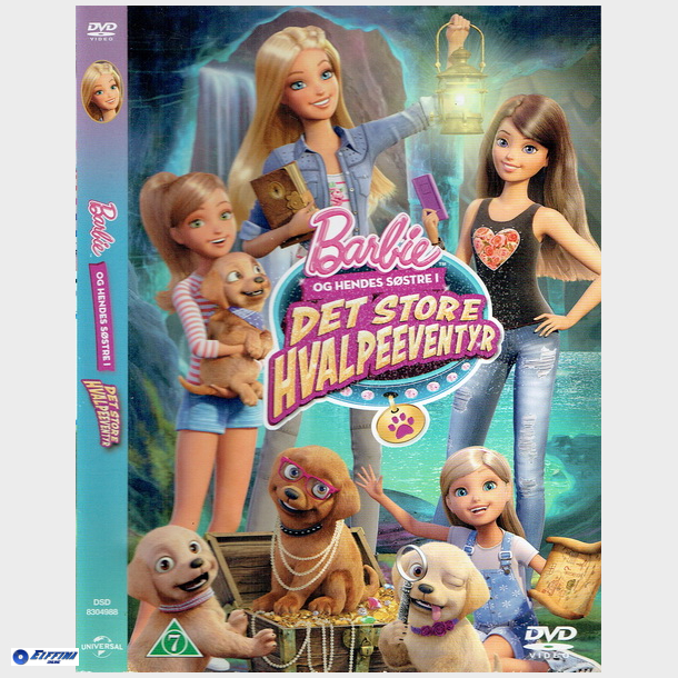 Barbie Og Hendes S�stre - I Det Store Hvalpeeventyr (Pink �ske)