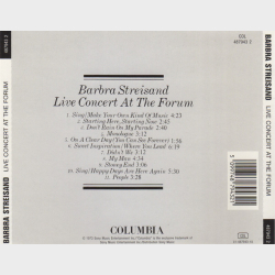 Barbra Streisand - Live Concert At The Forum (1973)