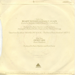 Barry Manilow - Ready To Take A chance Again (1978)