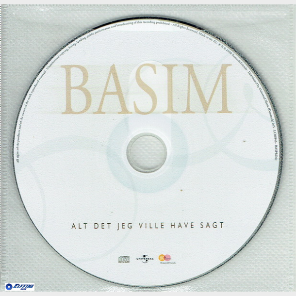 Basim - Alt Det Jeg Ville Have Sagt (2008) (Promo)
