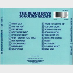 Beach Boys, The - 20 Golden Greats (1987)