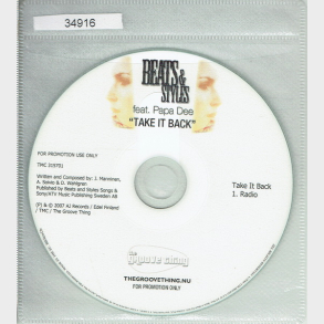 Beats & Styles ft. Papa Dee - Take It Back (2007) (Promo)