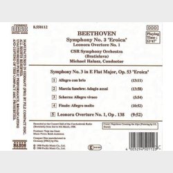 Beethoven - Symphony No.3 Eroica (Leonora Overture No. 1) (1988)