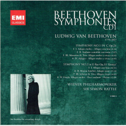 Beethoven Symphonies 1&3 (EMI Classics)