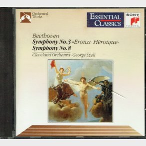 Sony Classical (SBK 46328) - Beethoven Symphonies No 3, Eroica/Heroique & Nr 8 George Szell (1990)
