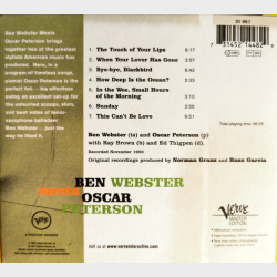 Ben Webster Meets Oscar Peterson (1997) (Digi)