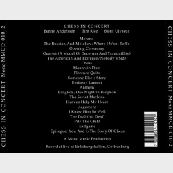 Benny Andersson, Tim Rice, Bj&ouml;rn Ulvaeus - Chess In Concert (1994) (Fat)