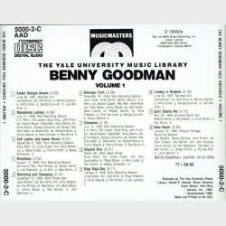 Benny Goodman - Yale Archives Volume 1 (1988)