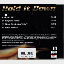 Big Daddy Kane ft. Der Wolf - Hold It Down (1998)