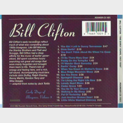 Bill Clifton - The Early Years 1957-1958 (1992)