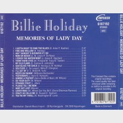 Billie Holiday - Memories Of Lady Day