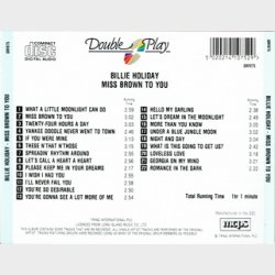 Billie Holiday - Miss Brown To You