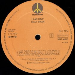 Billy Swan - I Can Help (1974)