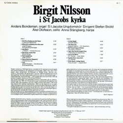 Birgit Nielsson - I St. Jacobs Kyrka (1977)