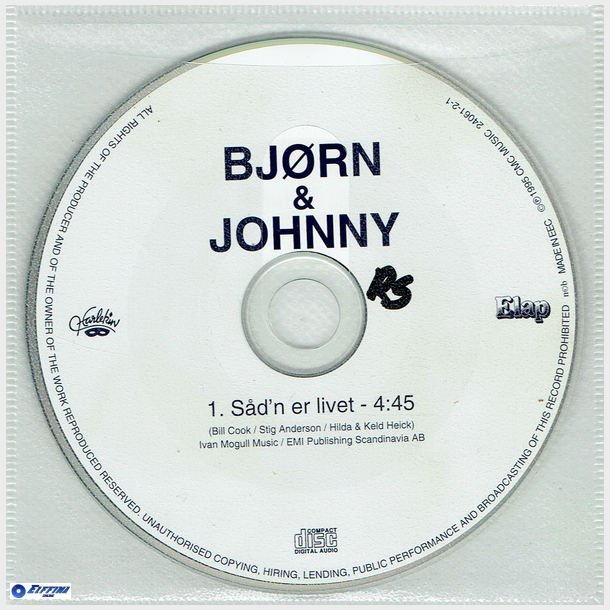 Bjørn &amp; Johnny - Såd'n Er Livet (1995)