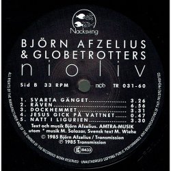 Bj&ouml;rn Afzelius &amp; Globetrotters - Nio Liv (1985)