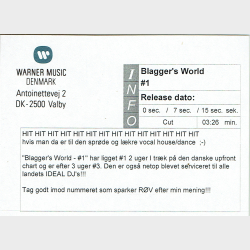 Blagger's World - #1 (2002) (Promo)