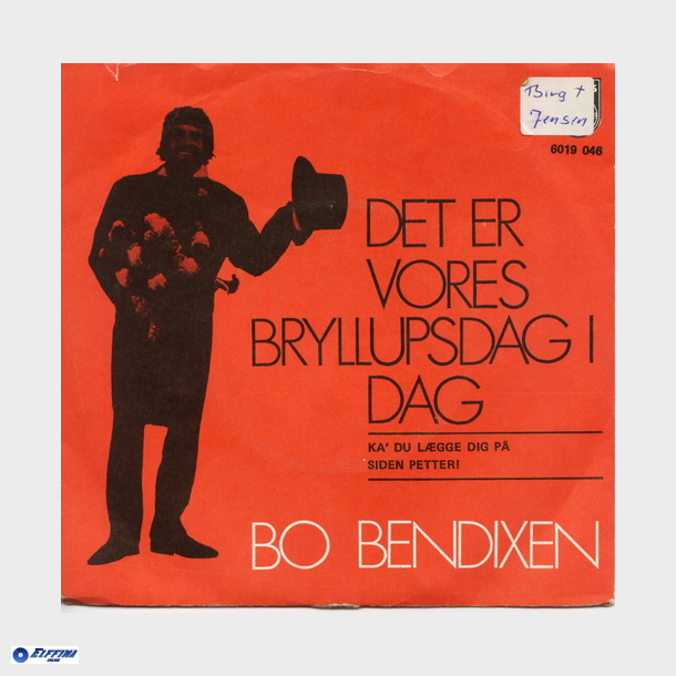Bo Bendixen - Det Er Vores Bryllupsdag I Dag (1971)