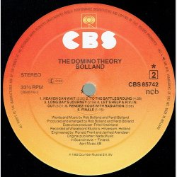 Bolland - The Domino Theory (1982)