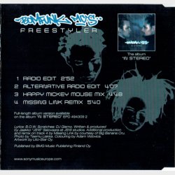 Bomfunk Mc's - Freestyler (Epd 669099 2) (1999)
