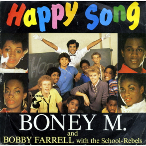 Boney-M & Bobby Farrell with The School Rebels - Happy Song (1984)