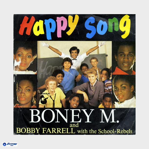 Boney-M &amp; Bobby Farrell with The School Rebels - Happy Song (1984)