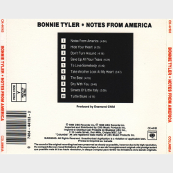 Bonnie Tyler - Notes From America (1988)