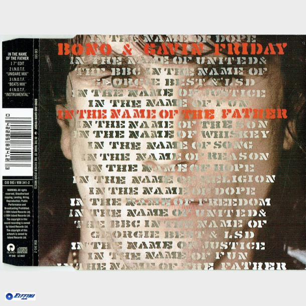 Bono &amp; Gavin Friday - In The Name Of The Father (1994)