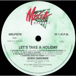 Boris Gardiner - Let's Take A Holiday (1988)
