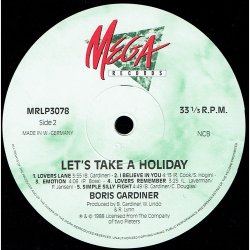 Boris Gardiner - Let's Take A Holiday (1988)