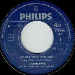 Brdr. Olsen (Olsen Brothers) - My Sweet Sweet Baby (1974)