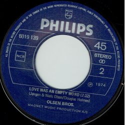 Brdr. Olsen (Olsen Brothers) - My Sweet Sweet Baby (1974)