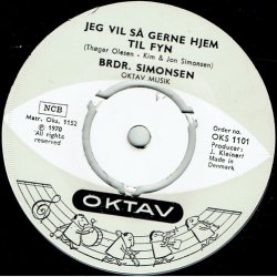 Brdr. Simonsen - Jeg Vil S� Gerne Hjem Til Fyn (1970)