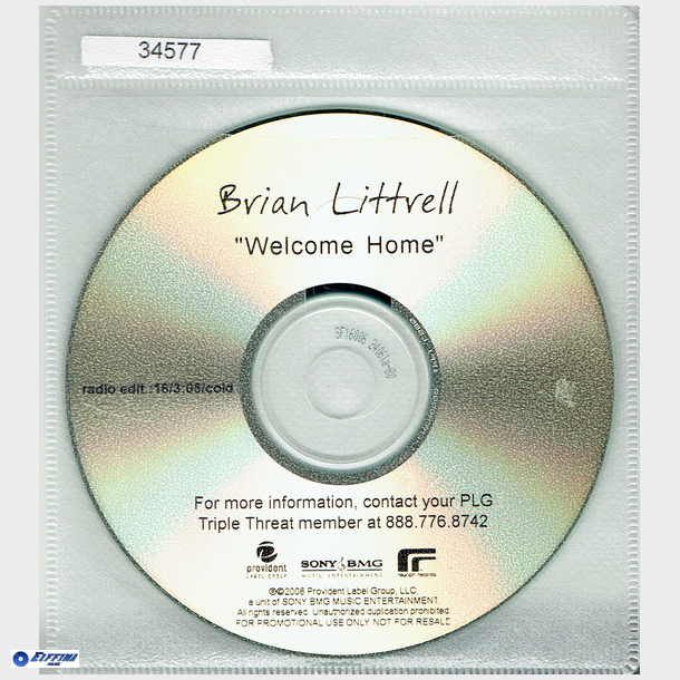 Brian Littrel - Welcome Home (2006) (Promo)