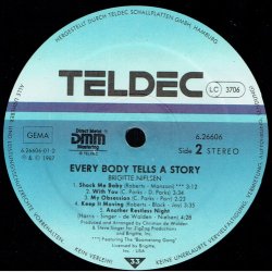 Brigitte Nielsen - Every Body Tells A Story (Lyrics) (1987)
