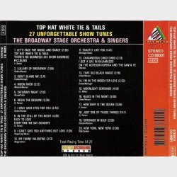 Broadway Stage Orchestra &amp; Singers - Top Hat White Tie &amp; Tails 27 Unforgettable Show Tunes (1986)