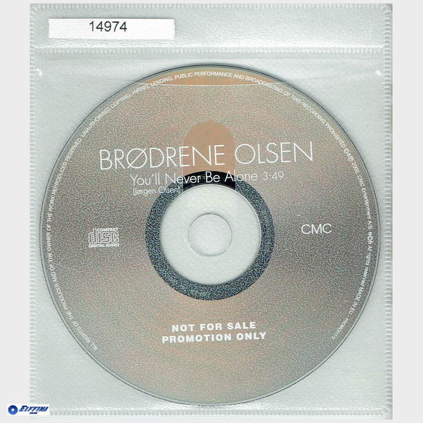 Brdrene Olsen - You'll Never Be Alone (2005) (Promo)