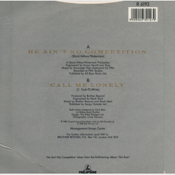 Brother Beyond - He Ain't No Competition (1988)