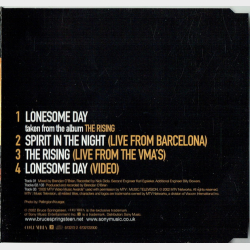 Bruce Springsteen - Lonesome Day (2002)
