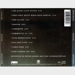 Bryan Adams - Reckless (1984)