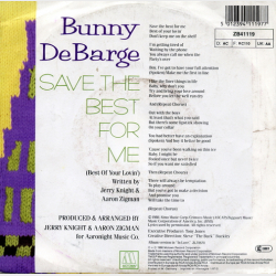 Bunny DeBarge - Save The Best For Me (1986)
