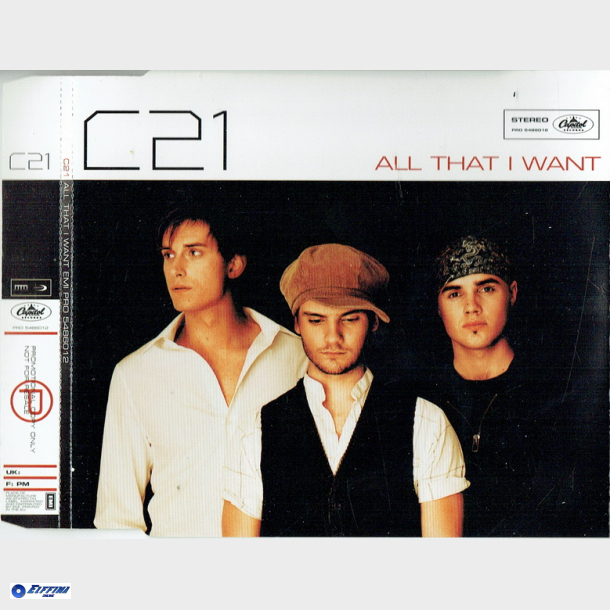 C21 - All That I Want (2004) (Promo) (Slim)