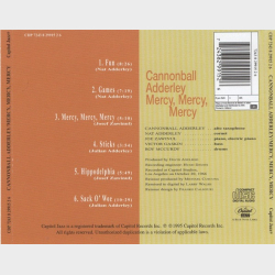 Cannonball Adderley Quintet - Mercy, Mercy, Mercy! (Live At The Club) (1995)