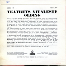 Carl Fischer - Jeg Ta'r En Lille En