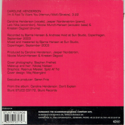 Caroline Henderson - I'm A Fool To Want You (2003)